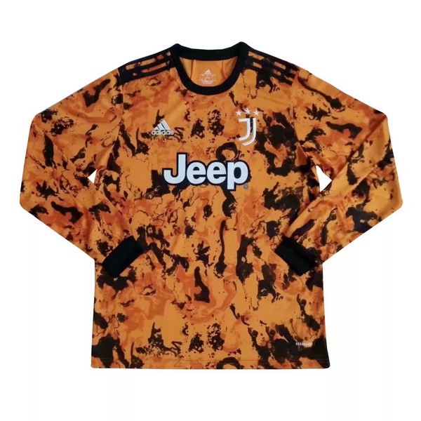 Camiseta Juventus Replica Tercera Ropa ML 2020/21 Naranja